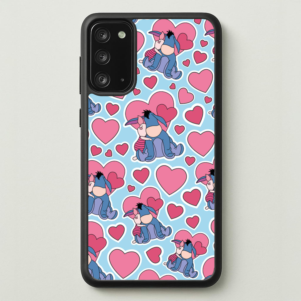 Donkey and Pig Pattern Valentine's - Disney Valentine's Phone Case for Galaxy Note 20