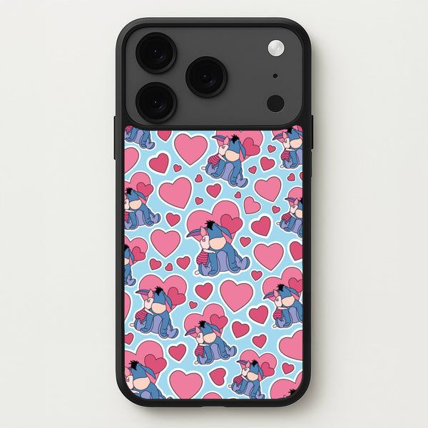 Donkey and Pig Pattern Valentine's Phone Case for iPhone 17 Pro