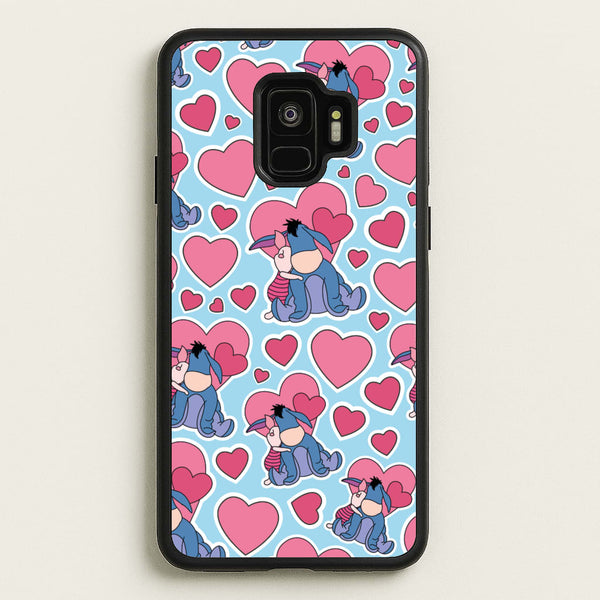 Donkey and Pig Pattern Valentine's - Disney Valentine's Phone Case for Galaxy S9