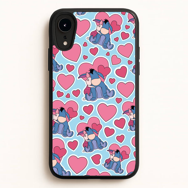 Donkey and Pig Pattern Valentine's - Disney Valentine's Phone Case for iPhone XR