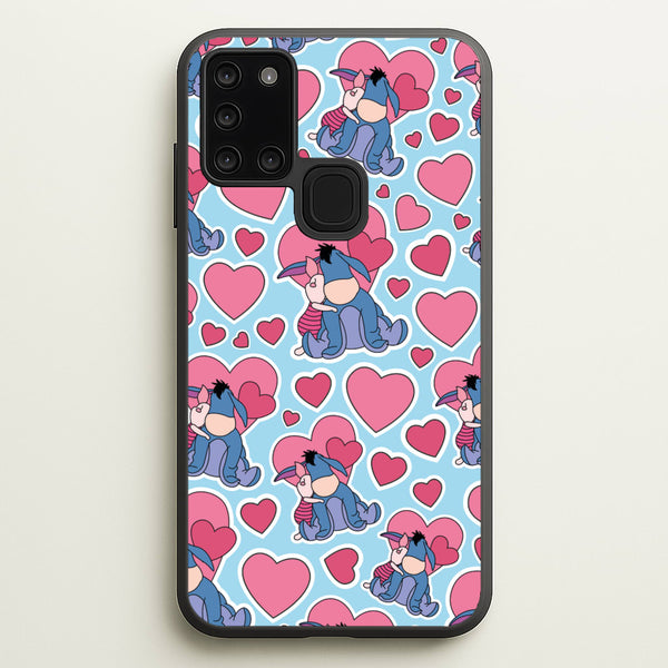 Donkey and Pig Pattern Valentine's - Disney Valentine's Phone Case for Galaxy A21s