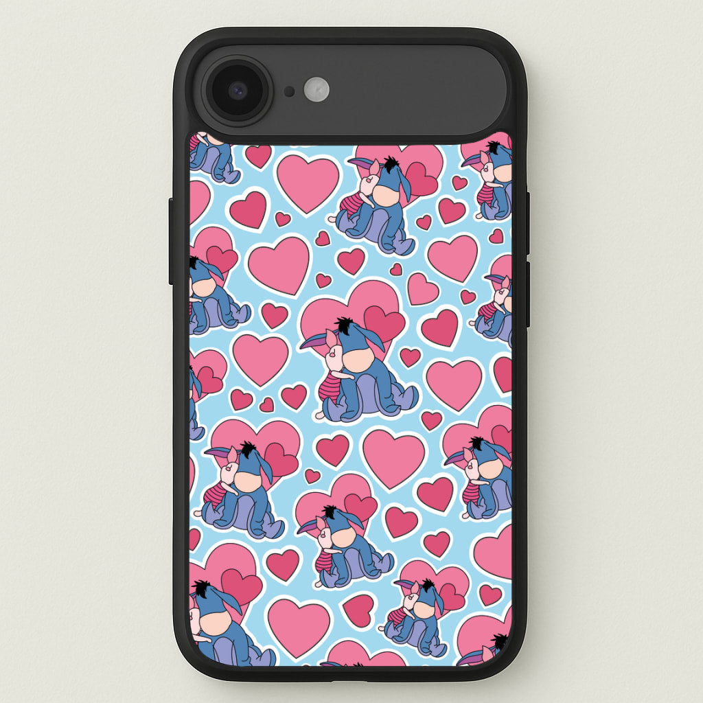 Donkey and Pig Pattern Valentine's Phone Case for iPhone 17 Air