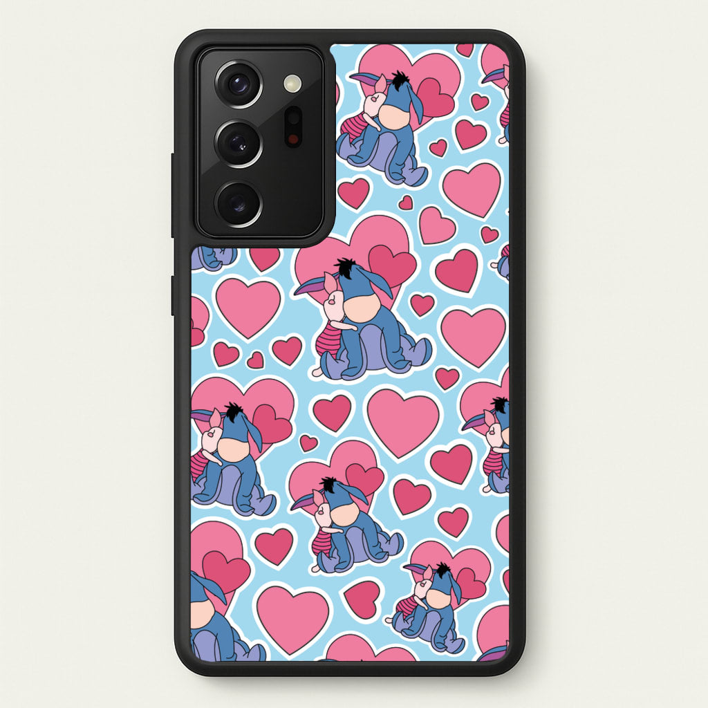 Donkey and Pig Pattern Valentine's - Disney Valentine's Phone Case for Galaxy Note 20 Ultra