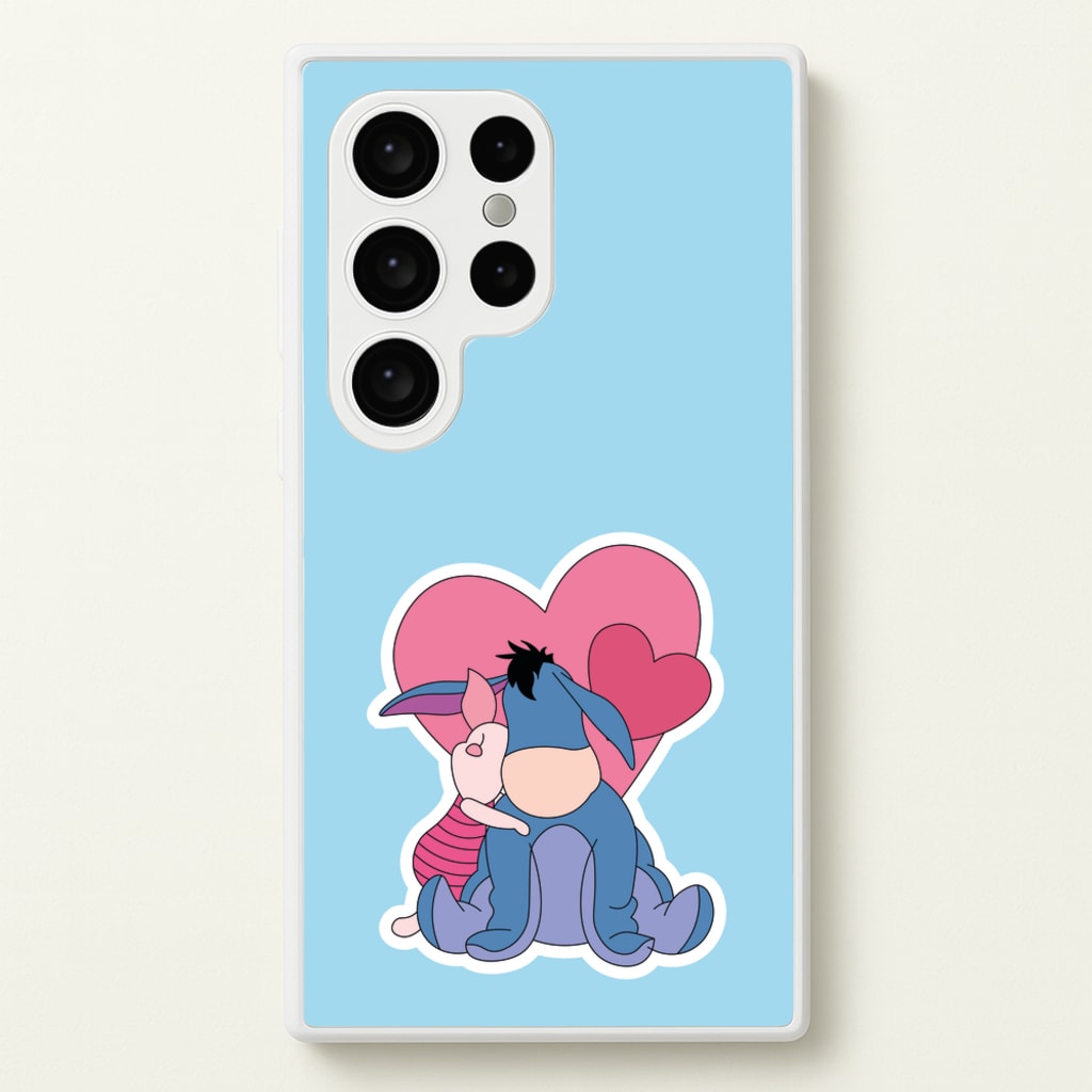 Donkey and Pig Valentine's - Disney Valentine's Phone Case for Galaxy S24 Ultra