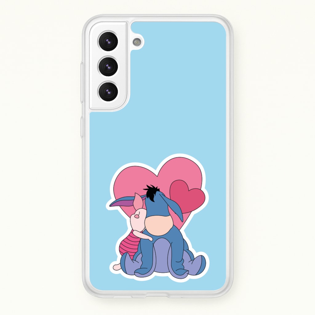 Donkey and Pig Valentine's - Disney Valentine's Phone Case for Galaxy S22 Plus