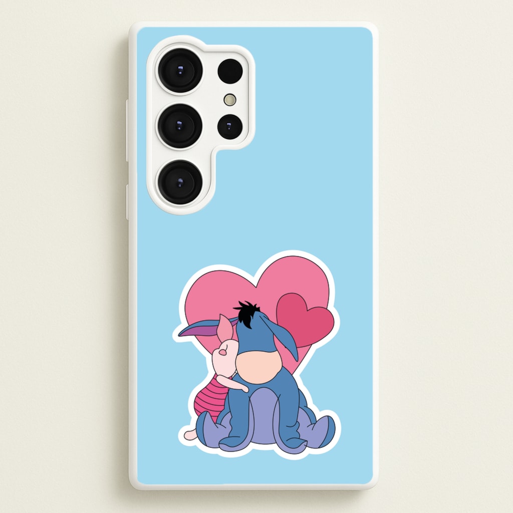 Donkey and Pig Valentine's - Disney Valentine's Phone Case for Galaxy S25 Ultra