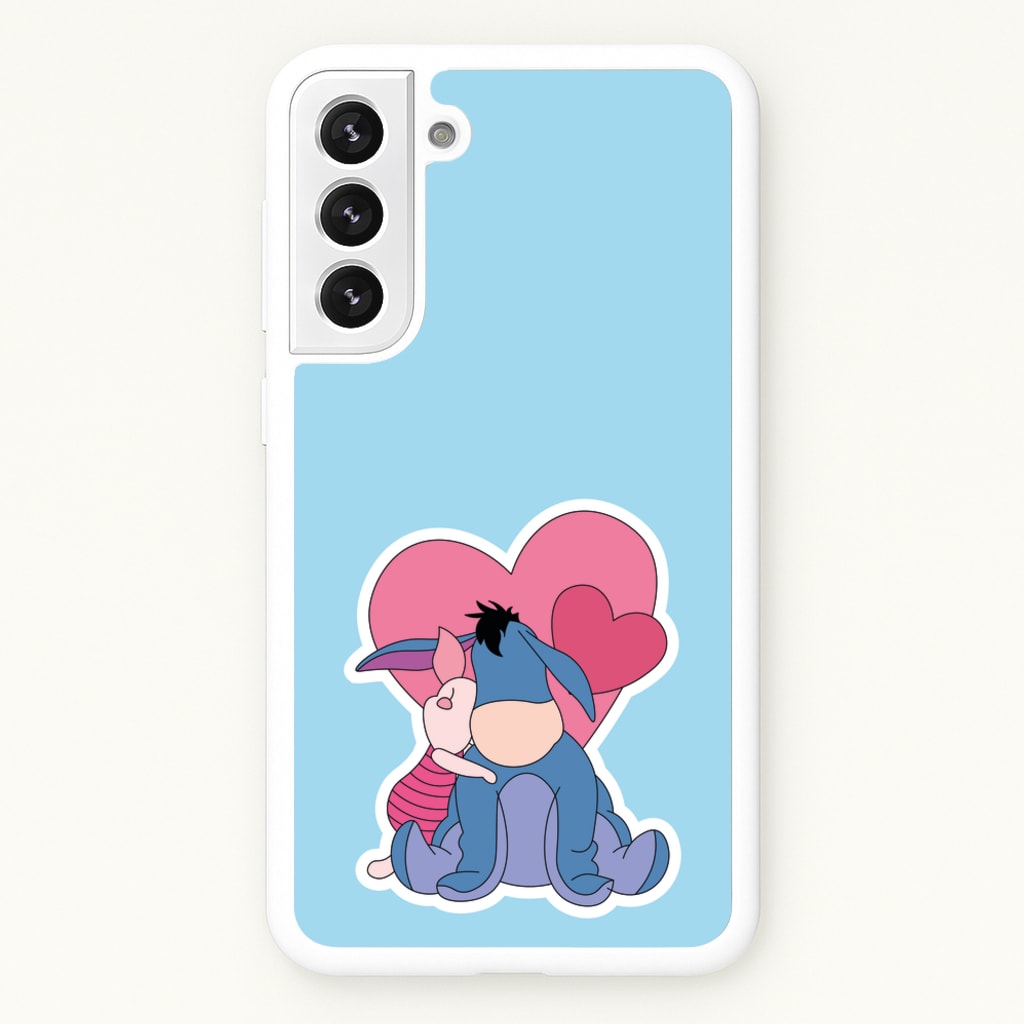 Donkey and Pig Valentine's - Disney Valentine's Phone Case for Galaxy S21FE