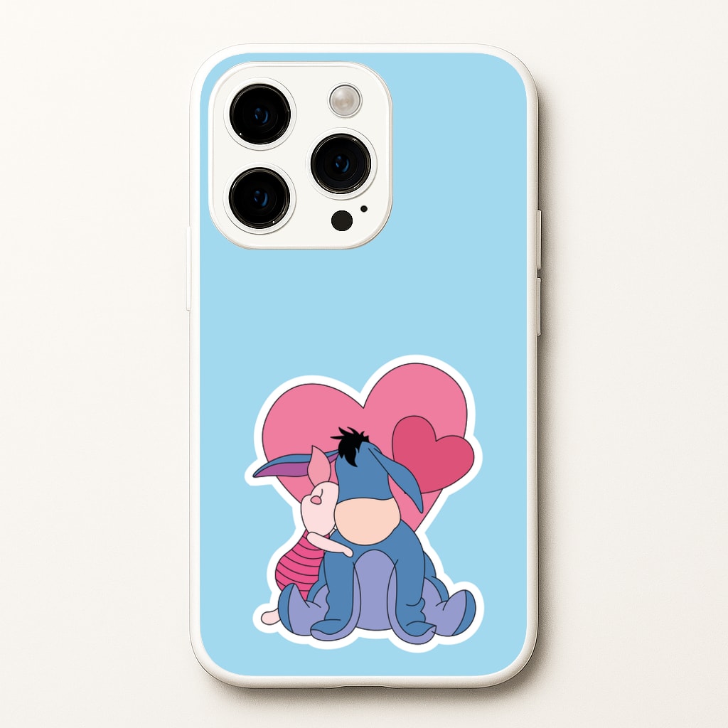 Donkey and Pig Valentine's - Disney Valentine's Phone Case for iPhone 14 Pro