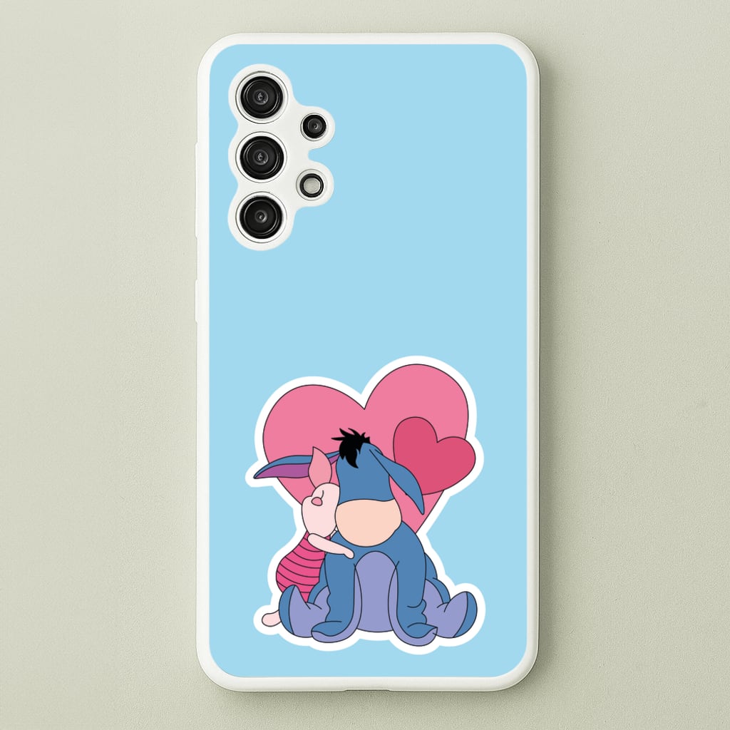 Donkey and Pig Valentine's - Disney Valentine's Phone Case for Galaxy A13
