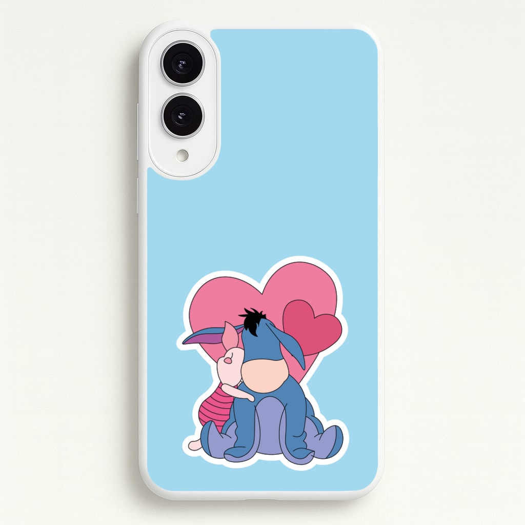 Donkey and Pig Valentine's - Disney Valentine's Phone Case for Galaxy S25 Edge