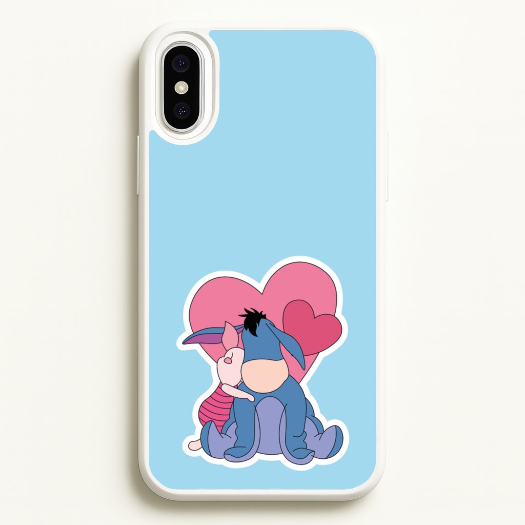 Donkey and Pig Valentine's - Disney Valentine's Phone Case for iPhone XS Max