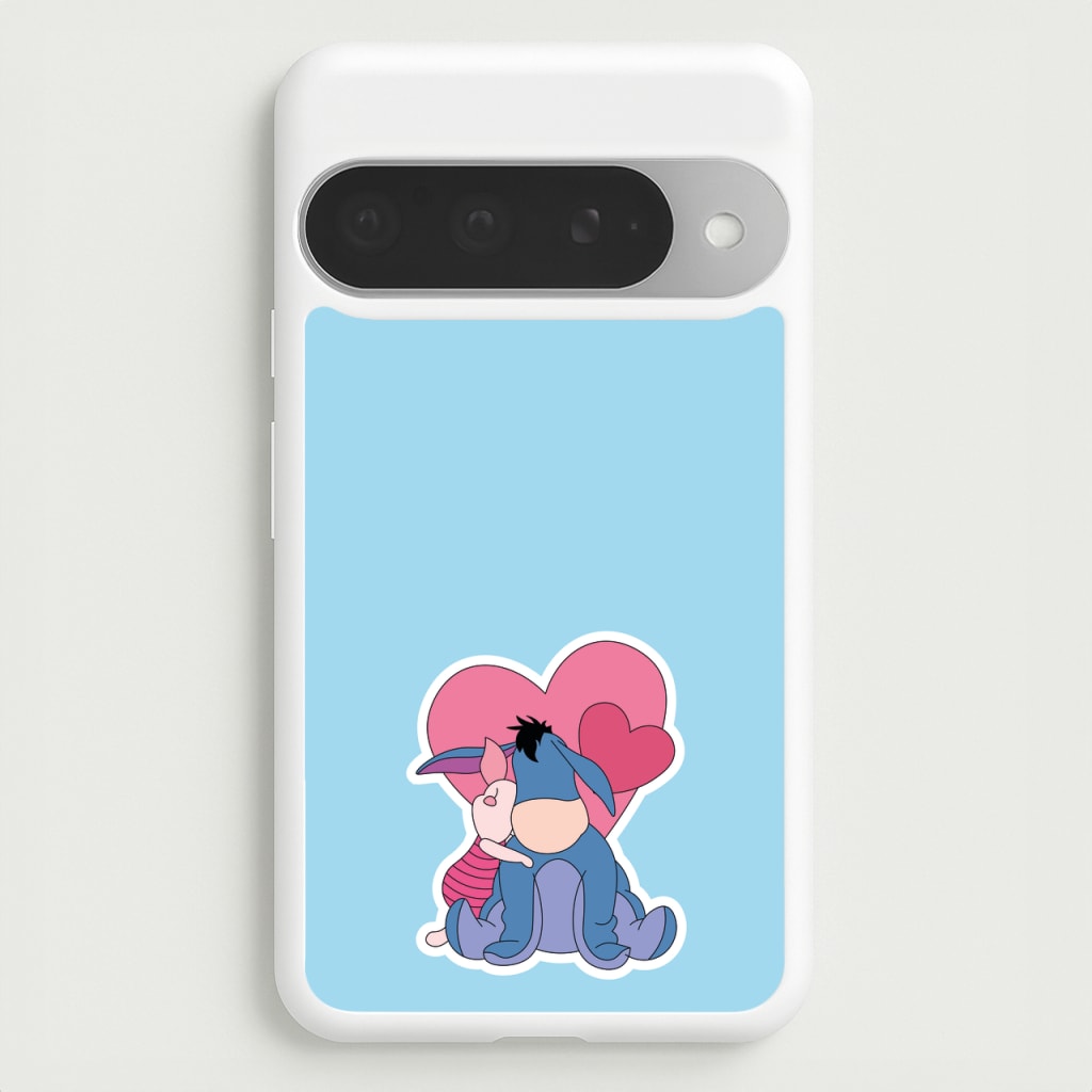 Donkey and Pig Valentine's Phone Case for Google Pixel 10 Pro XL