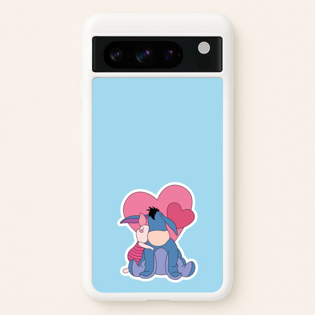 Donkey and Pig Valentine's - Disney Valentine's Phone Case for Google Pixel 8 Pro