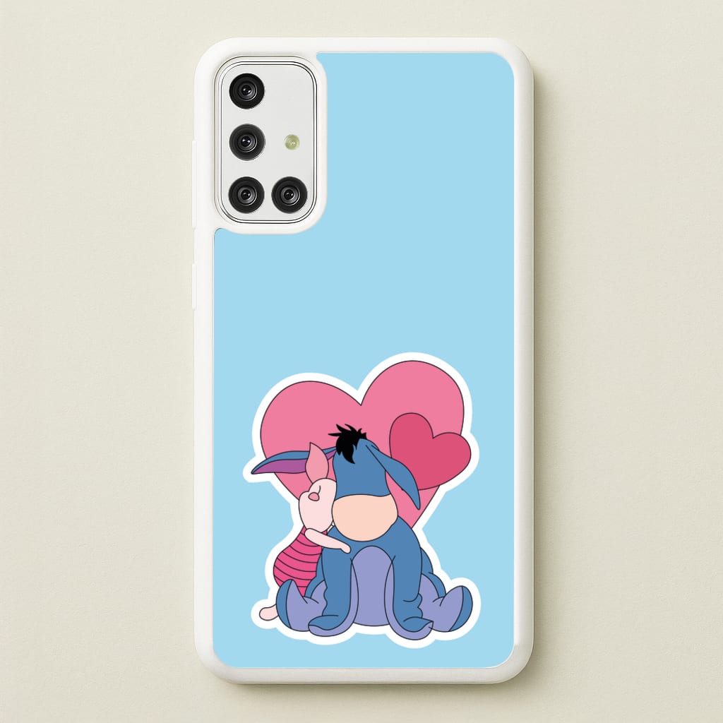 Donkey and Pig Valentine's - Disney Valentine's Phone Case for Galaxy A71
