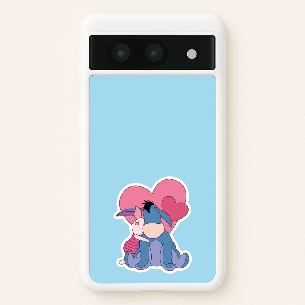 Donkey and Pig Valentine's - Disney Valentine's Phone Case for Google Pixel 8a