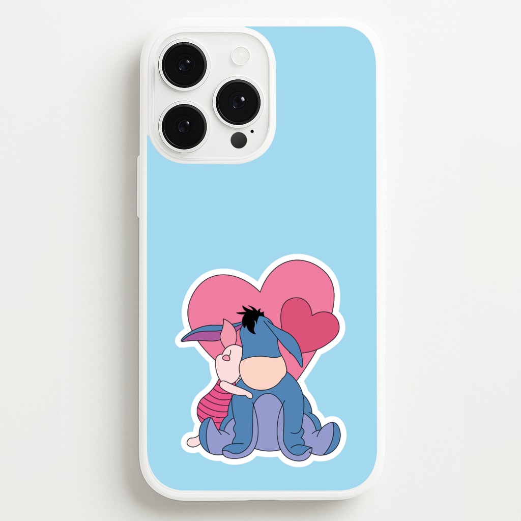 Donkey and Pig Valentine's - Disney Valentine's Phone Case for iPhone 13 Pro Max