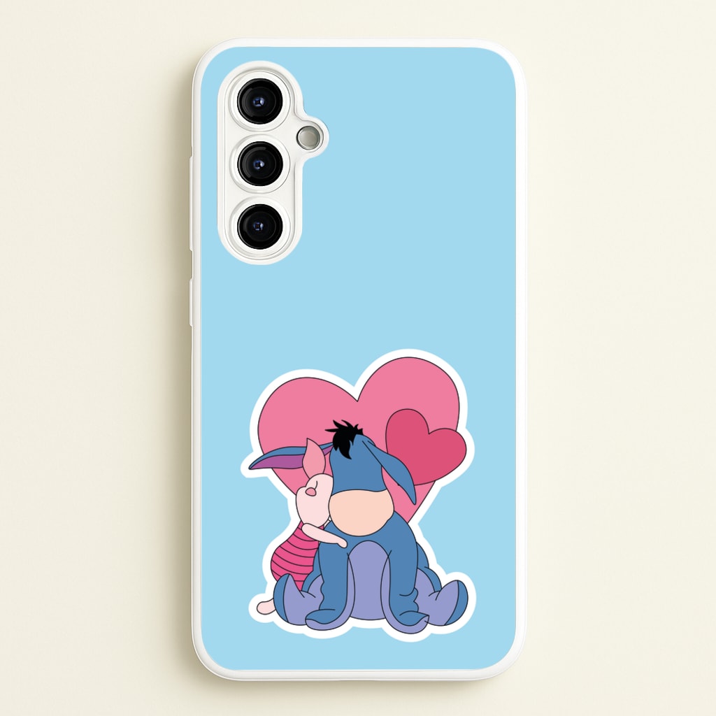 Donkey and Pig Valentine's - Disney Valentine's Phone Case for Galaxy A54