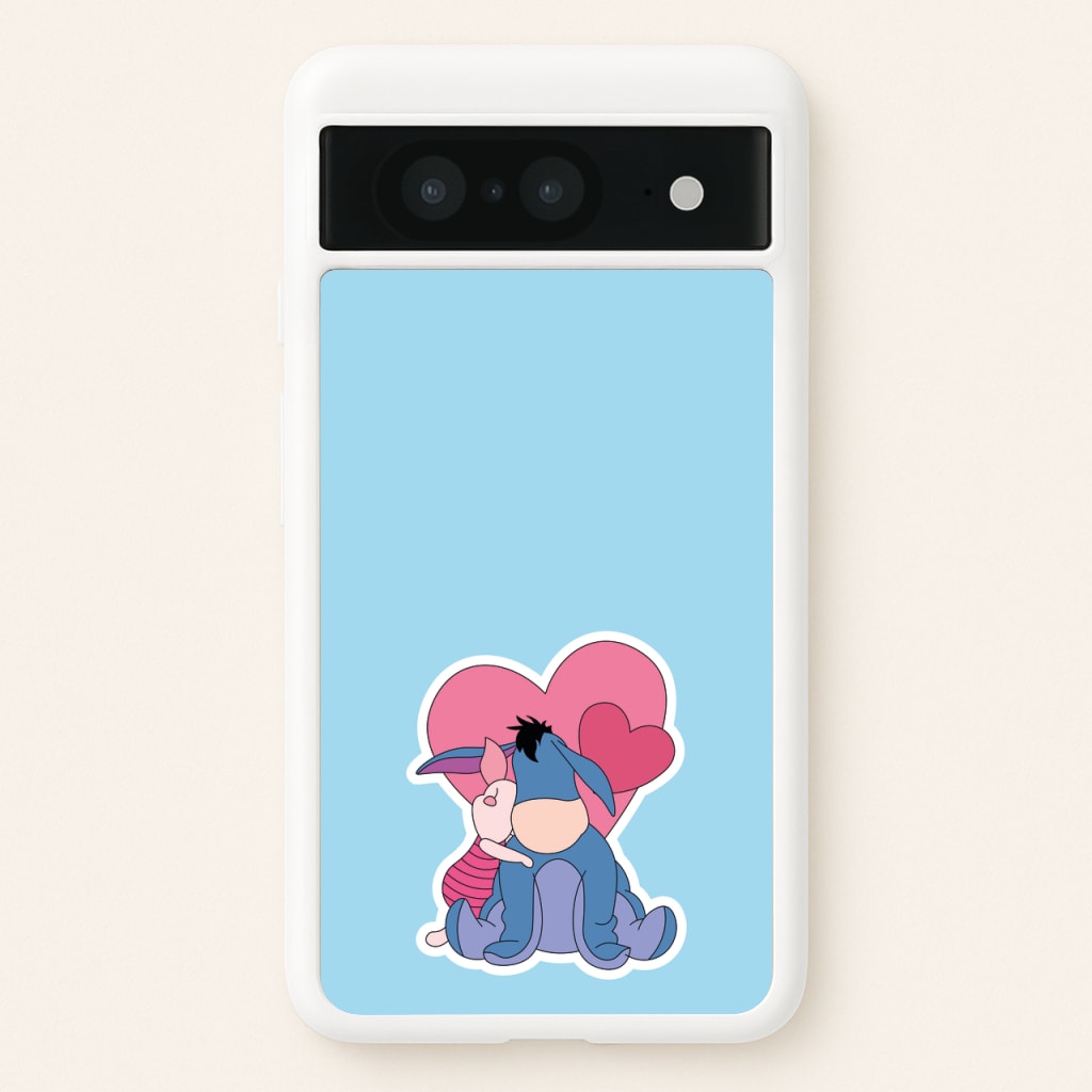 Donkey and Pig Valentine's - Disney Valentine's Phone Case for Google Pixel 8