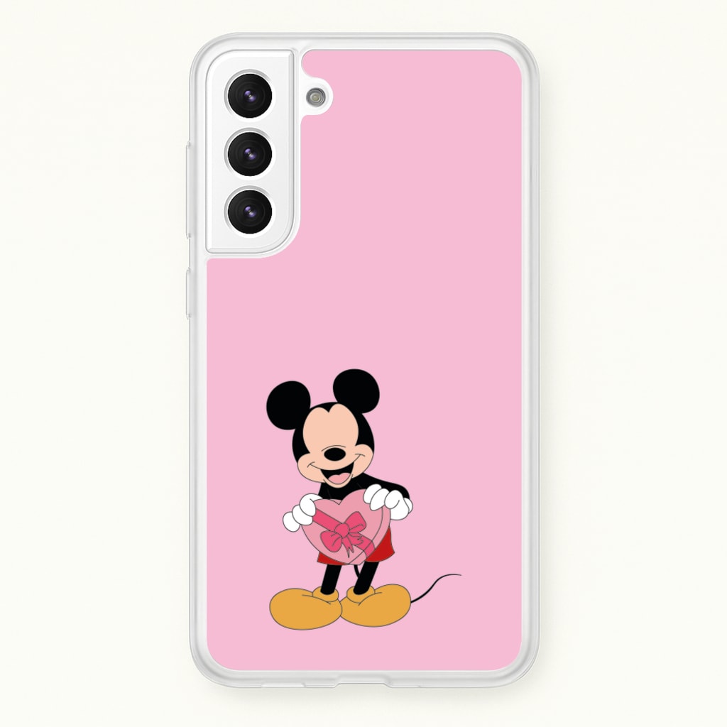 Mickey's Gift Valentine's - Disney Valentine's Phone Case for Galaxy S21