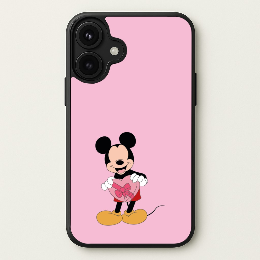 Mickey's Gift Valentine's Phone Case for iPhone 17