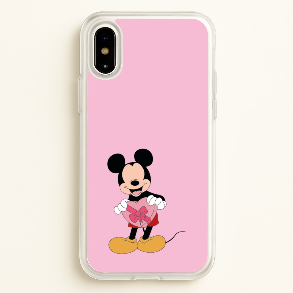 Mickey's Gift Valentine's - Disney Valentine's Phone Case for iPhone X / XS
