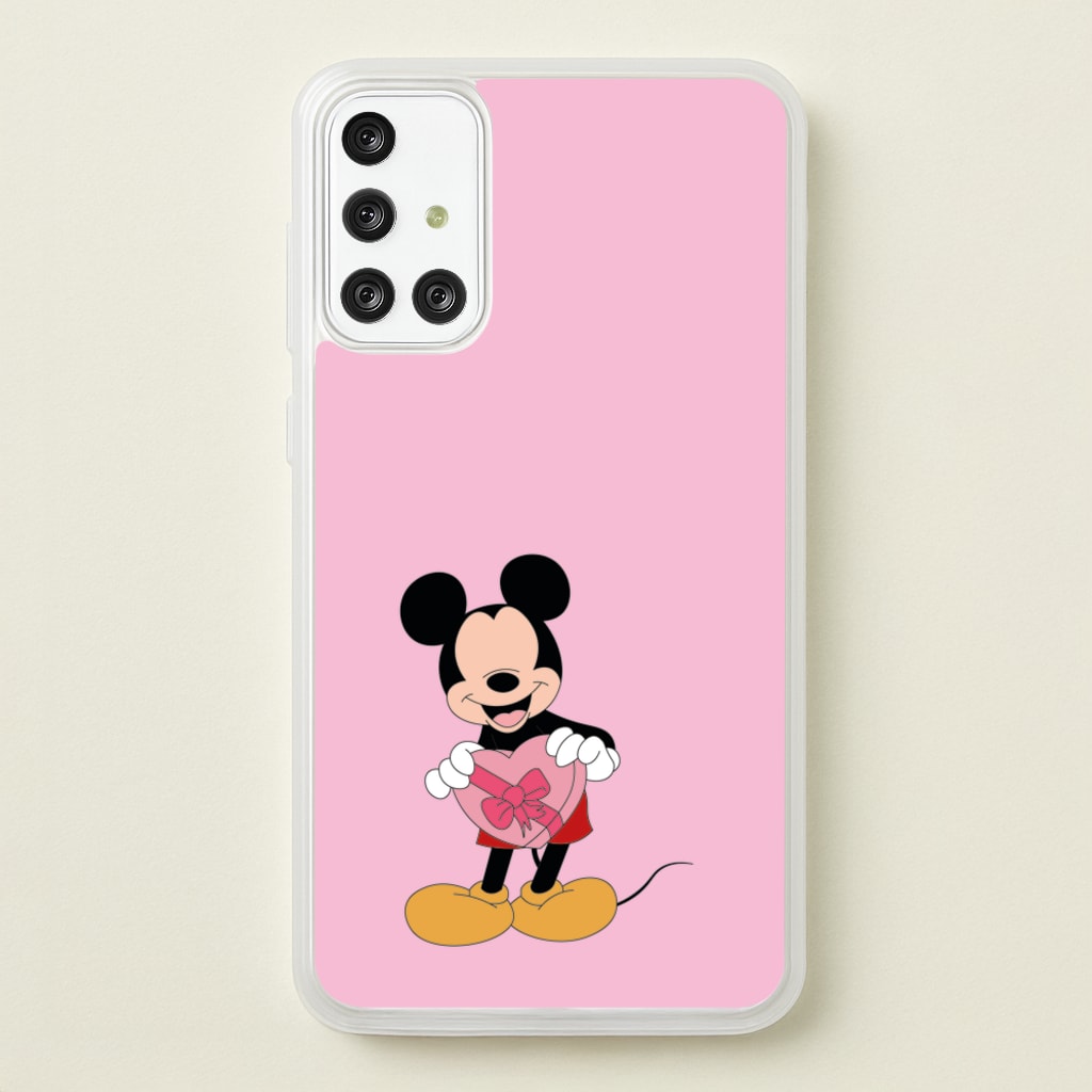 Mickey's Gift Valentine's - Disney Valentine's Phone Case for Galaxy A71