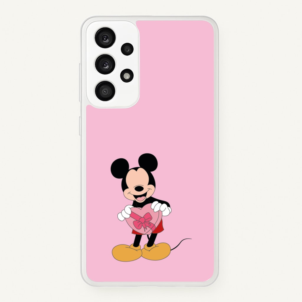 Mickey's Gift Valentine's - Disney Valentine's Phone Case for Galaxy A33