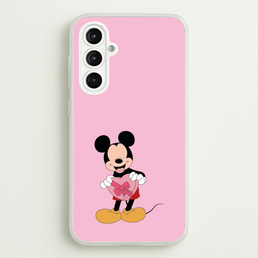 Mickey's Gift Valentine's - Disney Valentine's Phone Case for Galaxy A16