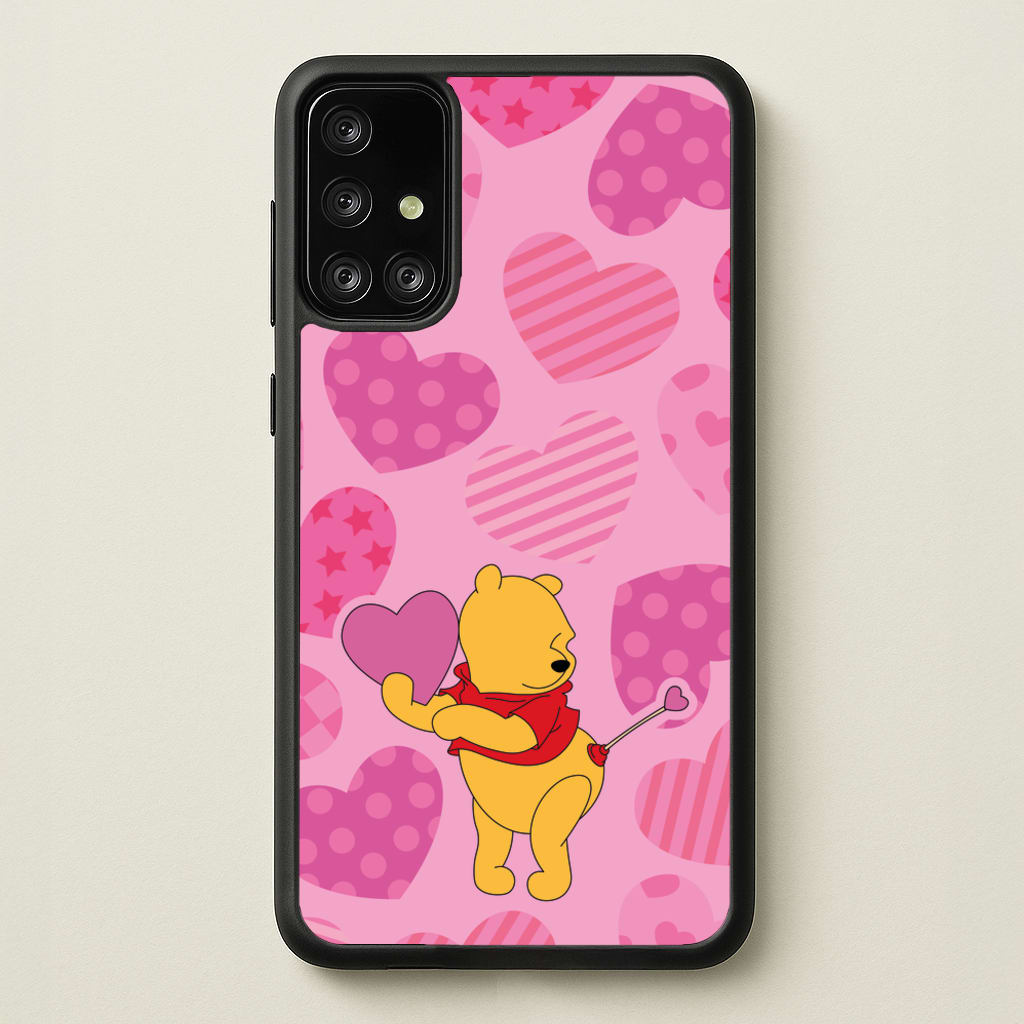 Cupid Pooh Valentine's - Disney Valentine's Phone Case for Galaxy A71