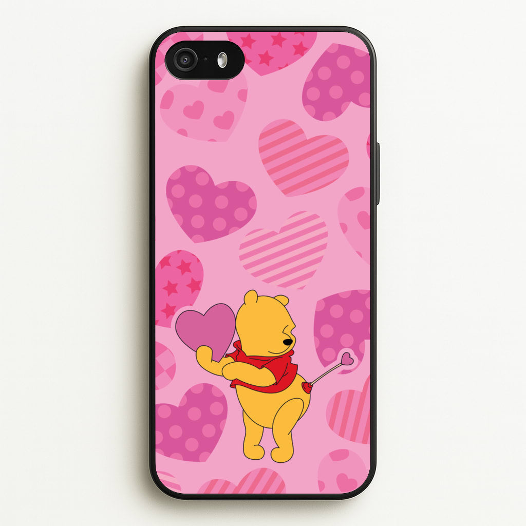 Cupid Pooh Valentine's - Disney Valentine's Phone Case for iPhone 5 / 5s / SE 2016