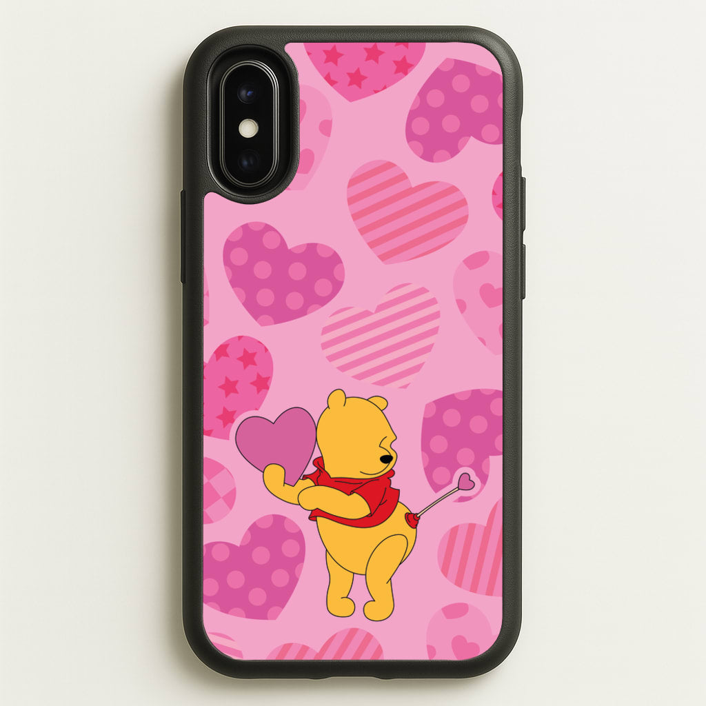 Cupid Pooh Valentine's - Disney Valentine's Phone Case for iPhone X / XS