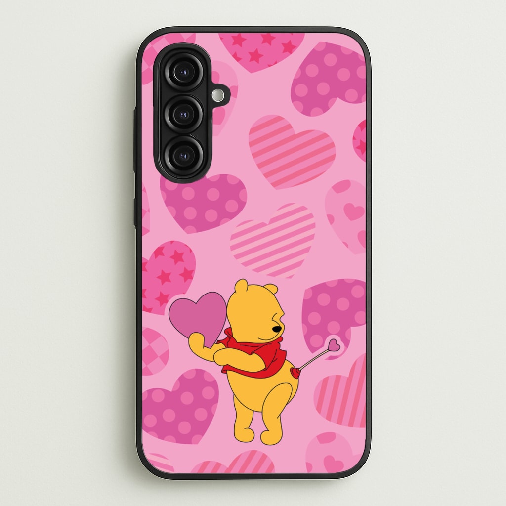 Cupid Pooh Valentine's - Disney Valentine's Phone Case for Galaxy A16