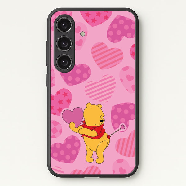 Cupid Pooh Valentine's - Disney Valentine's Phone Case for Galaxy S24