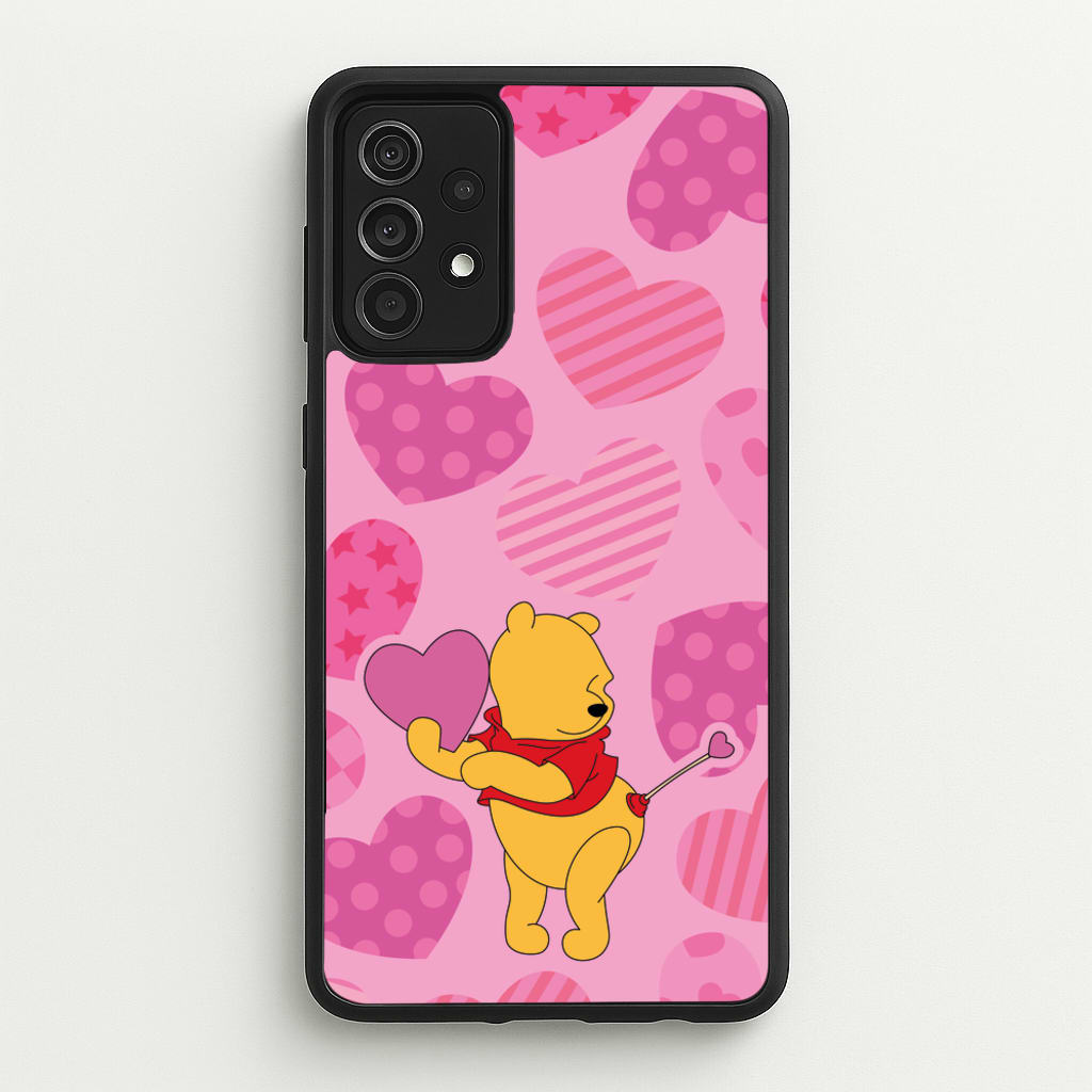 Cupid Pooh Valentine's - Disney Valentine's Phone Case for Galaxy A52 / A52s