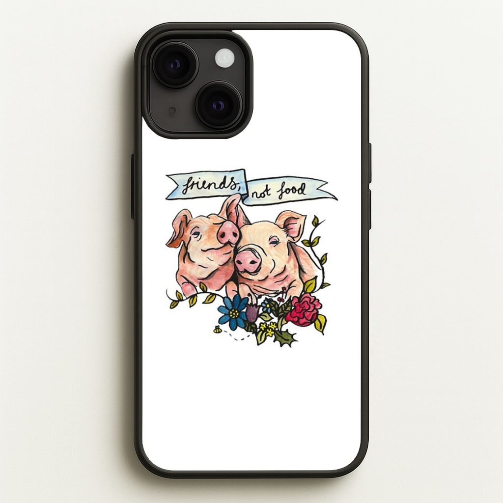 Friends Not Food - Vegan - Vegan Phone Case for iPhone 13