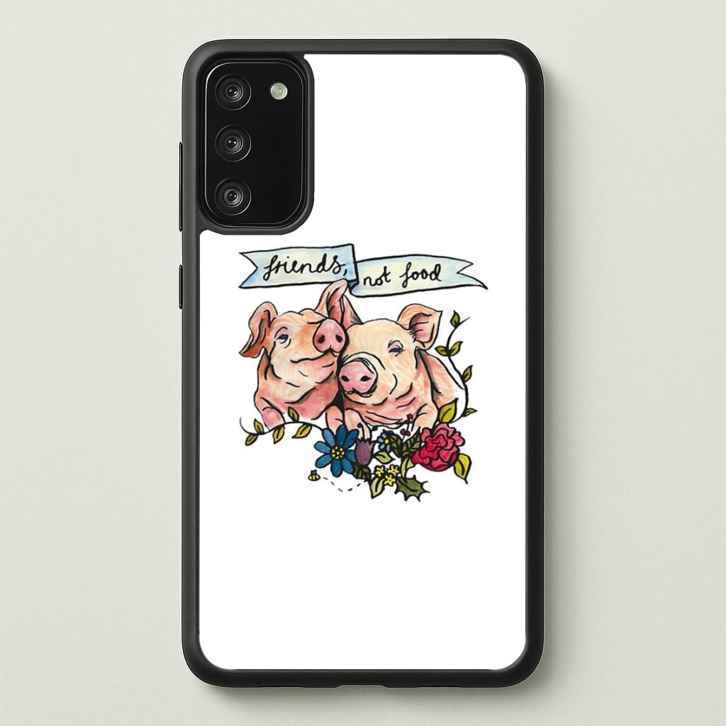 Friends Not Food - Vegan - Vegan Phone Case for Galaxy S20