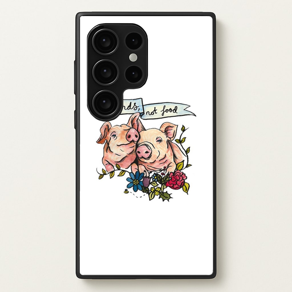 Friends Not Food - Vegan - Vegan Phone Case for Galaxy S24 Ultra