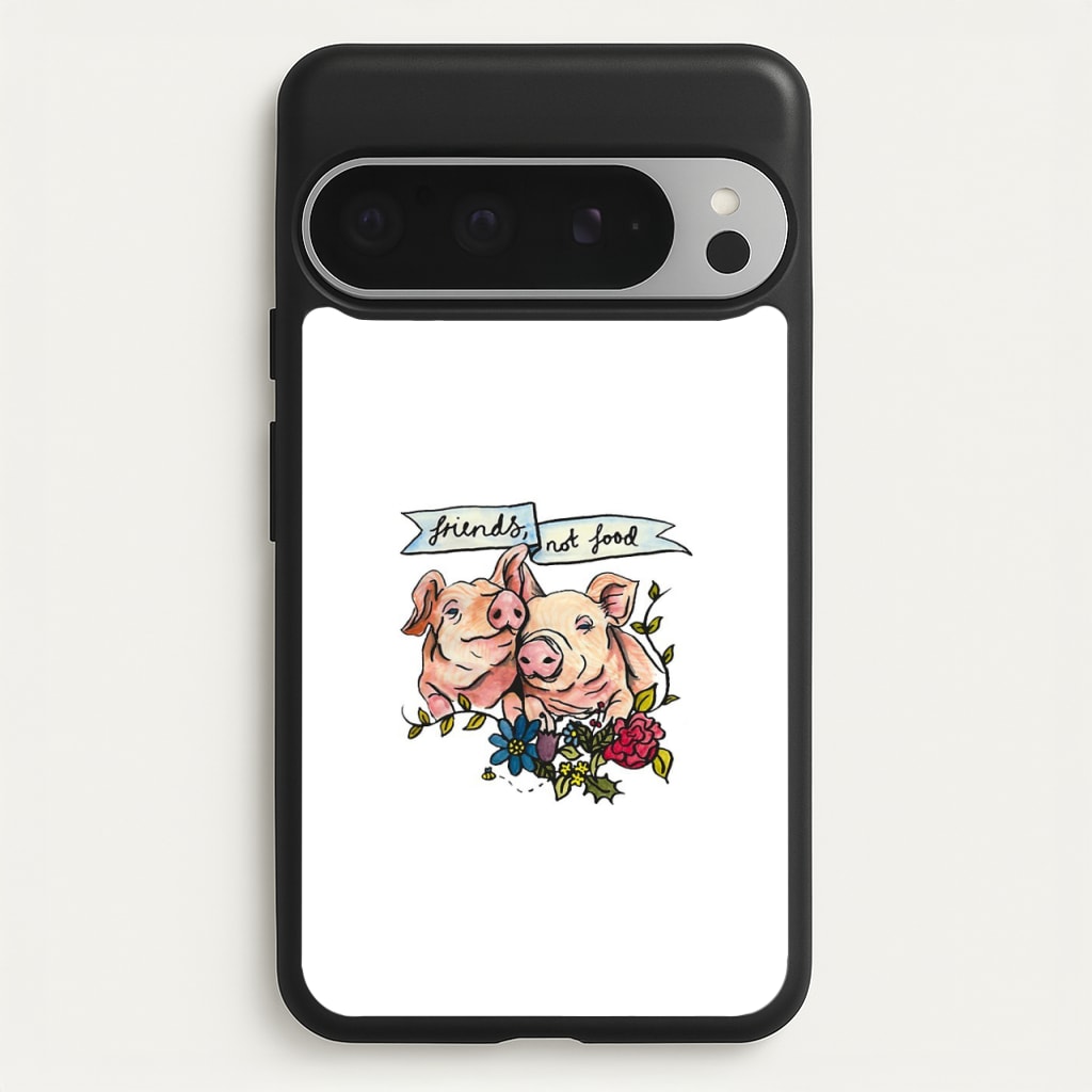 Friends Not Food - Vegan - Vegan Phone Case for Google Pixel 9 Pro XL