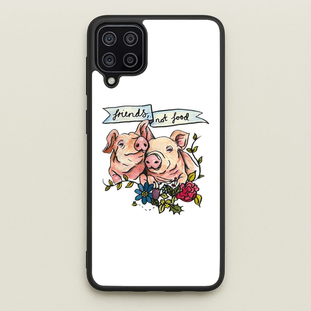 Friends Not Food - Vegan - Vegan Phone Case for Galaxy A12