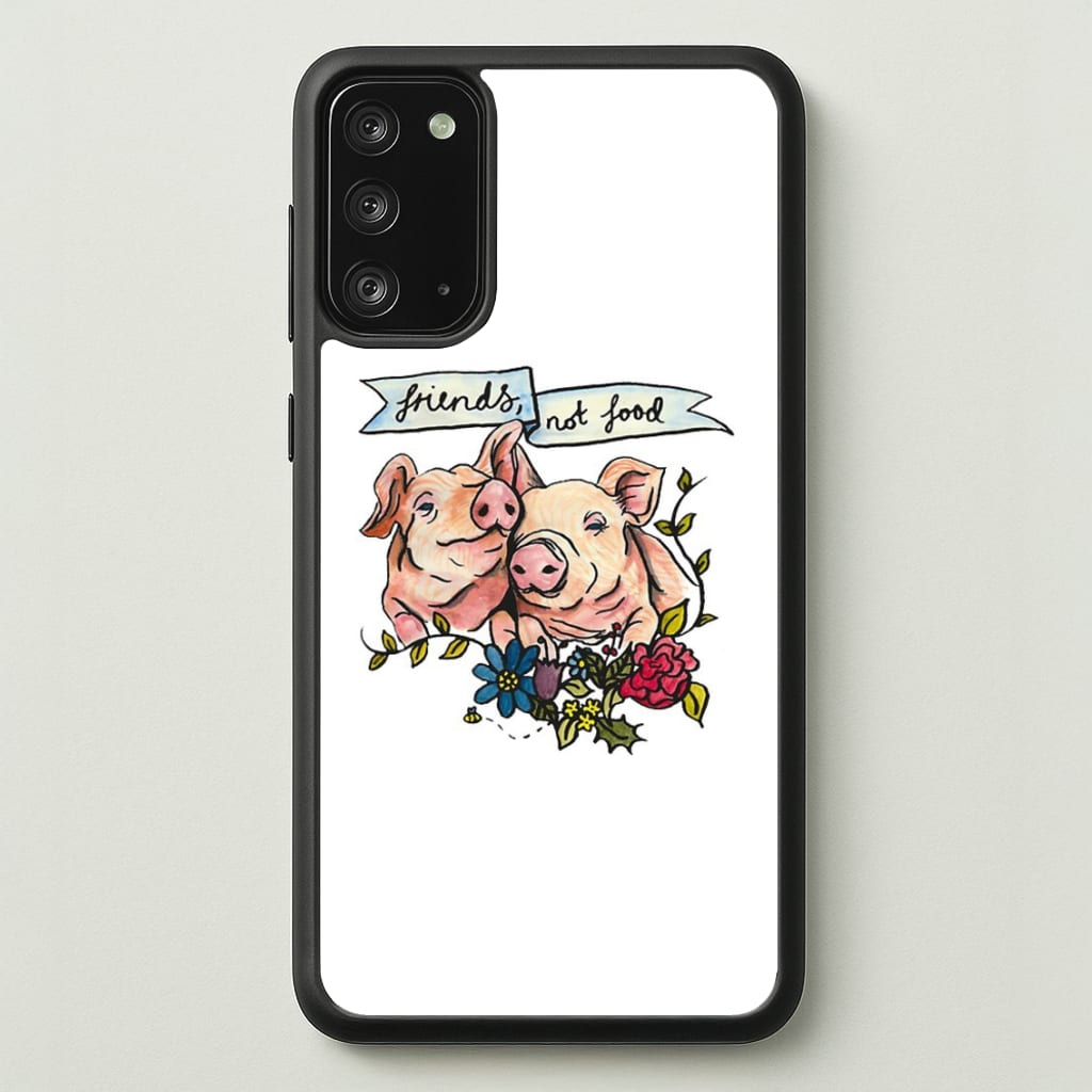 Friends Not Food - Vegan - Vegan Phone Case for Galaxy Note 20