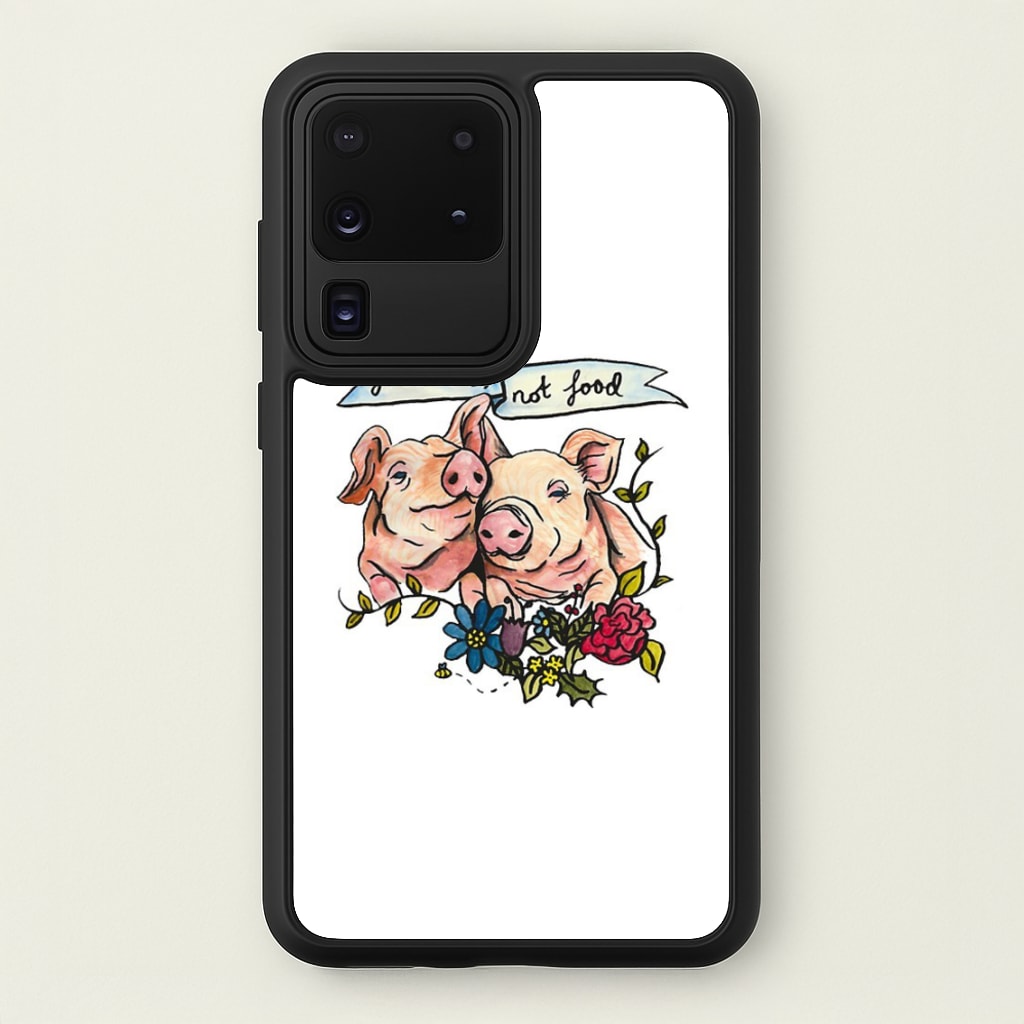 Friends Not Food - Vegan - Vegan Phone Case for Galaxy S20 Ultra