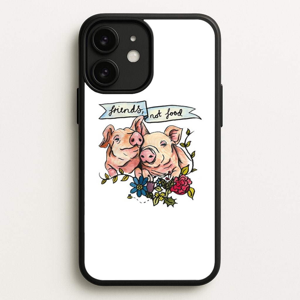 Friends Not Food - Vegan - Vegan Phone Case for iPhone 11