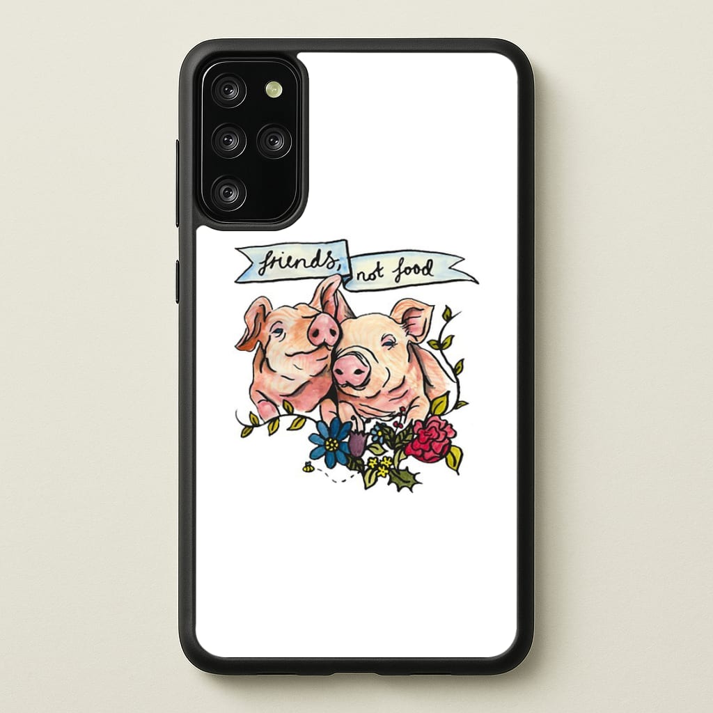 Friends Not Food - Vegan - Vegan Phone Case for Galaxy S20 Plus