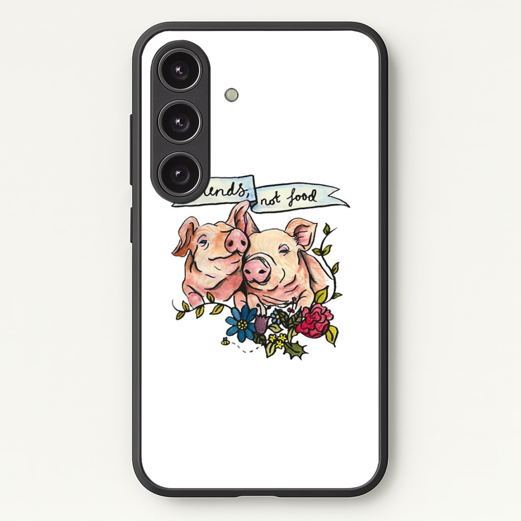 Friends Not Food - Vegan - Vegan Phone Case for Galaxy S24FE