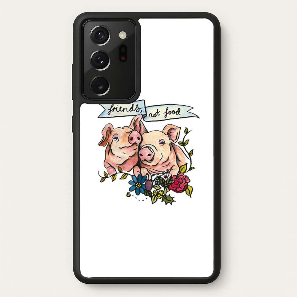Friends Not Food - Vegan - Vegan Phone Case for Galaxy Note 20 Ultra
