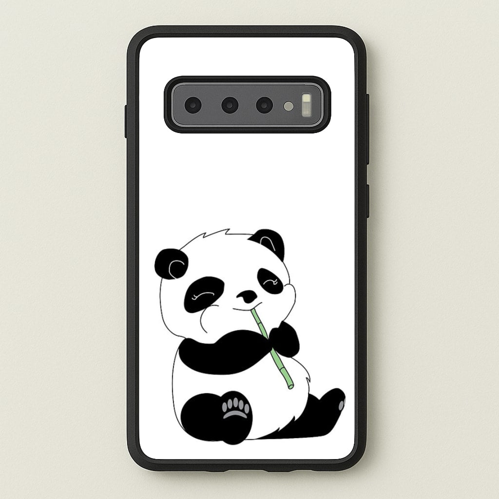 Vegan Panda - Vegan Phone Case for Galaxy S10