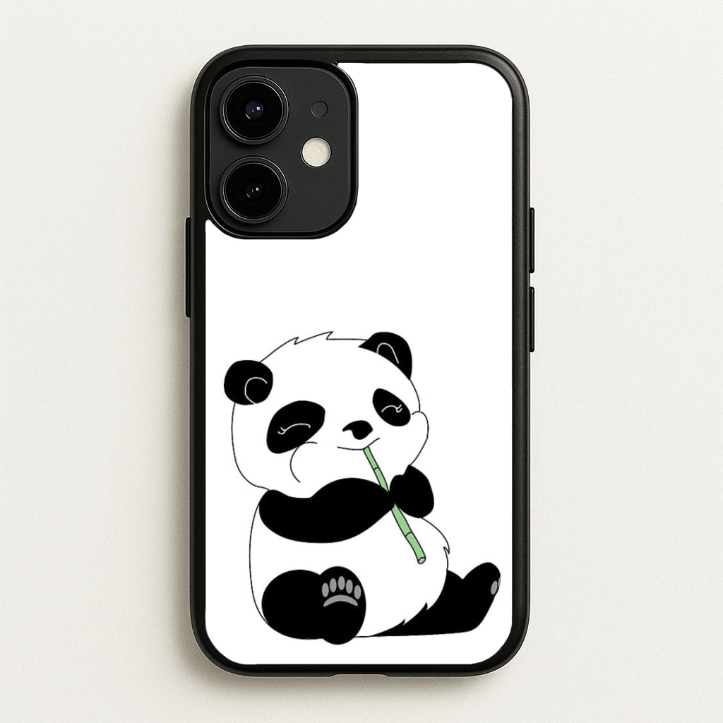 Vegan Panda - Vegan Phone Case for iPhone 12 Mini