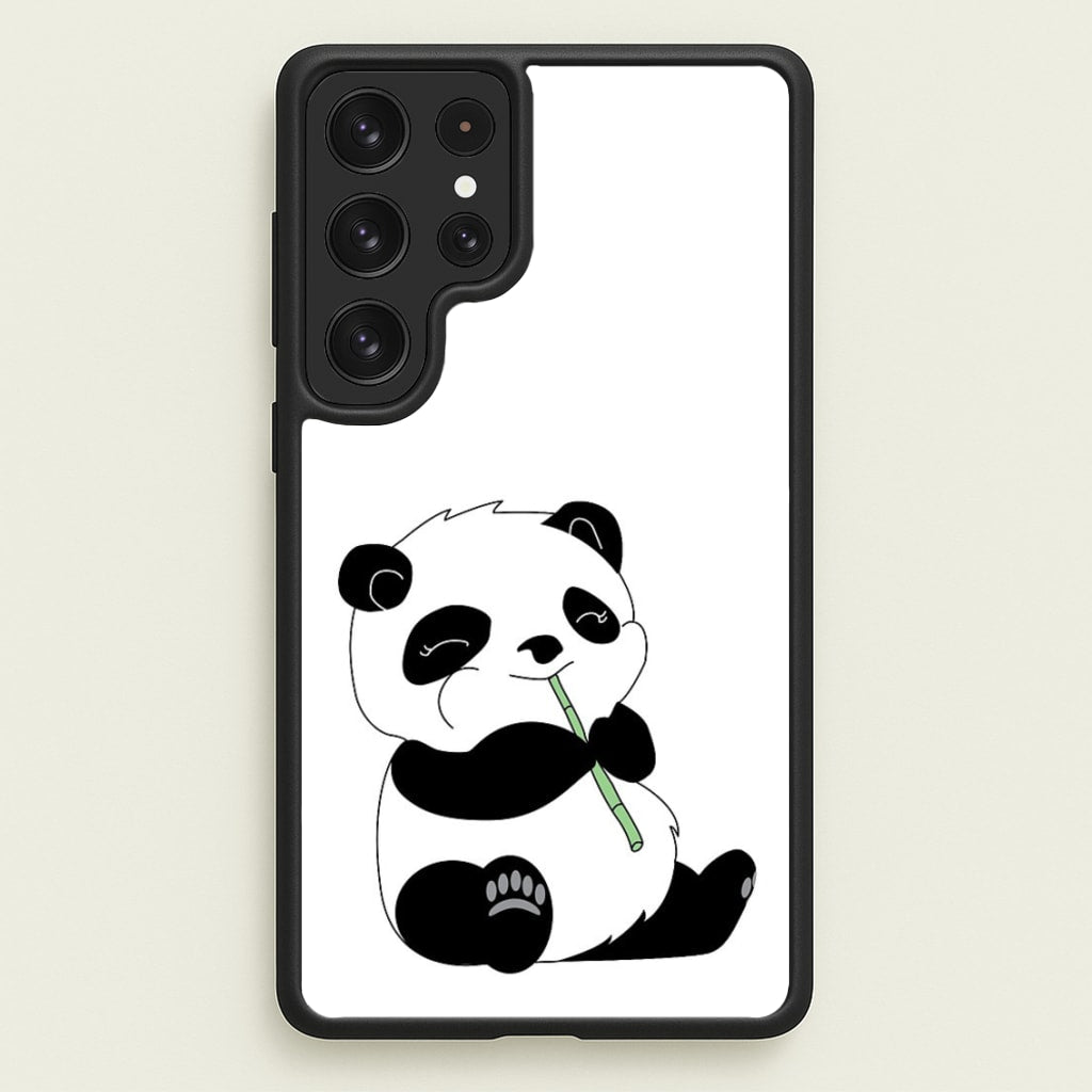 Vegan Panda - Vegan Phone Case for Galaxy S22 Ultra