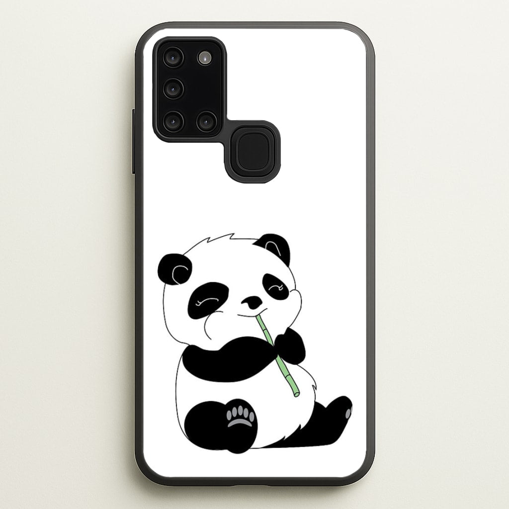 Vegan Panda - Vegan Phone Case for Galaxy A21s