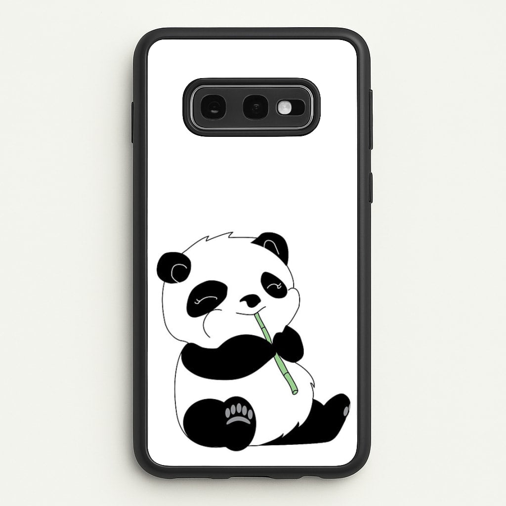 Vegan Panda - Vegan Phone Case for Galaxy S10e